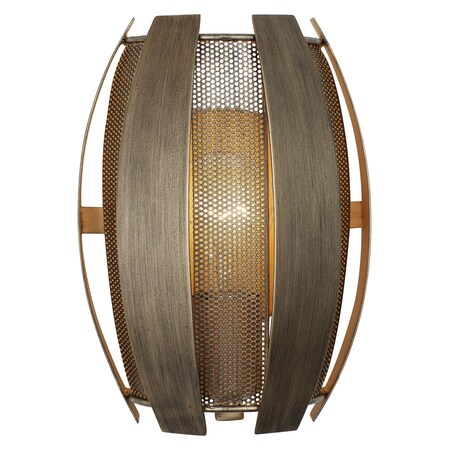 Varaluz Sawyers Bar 1-Lt Wall Sconce - Havana Gold 287W01HG